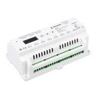 Arlight 46489 INTELLIGENT ARLIGHT Релейный модуль SMART-SWITCH-708-82-D2-DIN (230V, 8x10A, DALI, DMX512) (IARL, IP20 Пластик, 5 лет)
