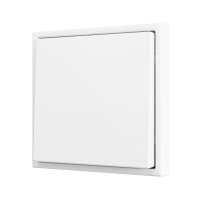 Zennio ZS701PB1MW ZS70, Простая мягкая кнопка для 1 бинарного входа 70x70 мм – Матовый белый