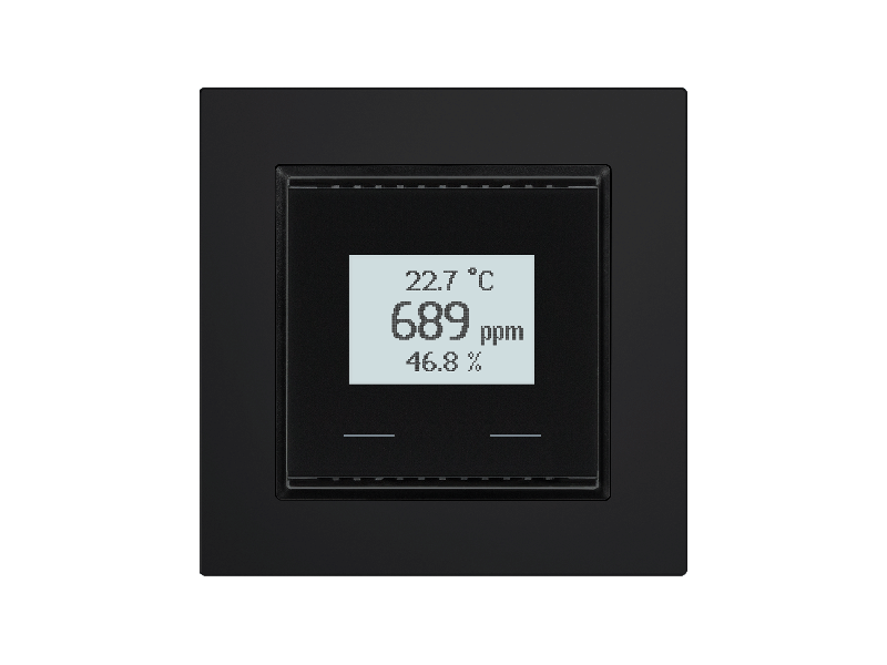 Elsner 70971 KNX VOC/TH-UP Touch CH Raum-Контроллер для регулирования расхода газа/температуры/Feuchte