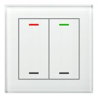 MDT BE-GTL20W.01 Выключатель сенсорный стекло II Lite