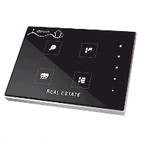 Zennio ZVI-TMDP4 Выключатель сенсорный KNX Touch-MyDesign Plus, 4-кнопочный, цвет: Цвет на выбор