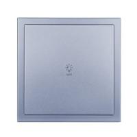 HDL M/PT1RA.1M 1-клавишная панель KNX серии Tile, металл (без рамки и шинного соединителя HDL-M/PTCI.1)