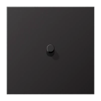 Jung AL 12-0 D R 01 Центральная плата с тумблером «цилиндр», одиночный тумблер, Серия LS 1912, темный (лакированный алюминий)