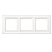 Jung EPD483WWM Рамка 3-поста; термопласт; белый матовый; Eco Deco