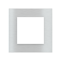 Ekinex EK-SQS-GBQ Квадратная металлическая плата, серия Surface, окно 60х60, отделка - матовый алюминий