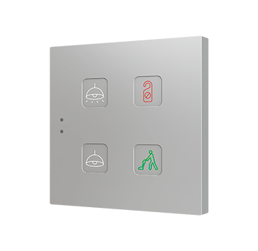 Zennio ZVITR4 Емкостный сенсорный переключатель с RGB-подсветкой Tecla RGB