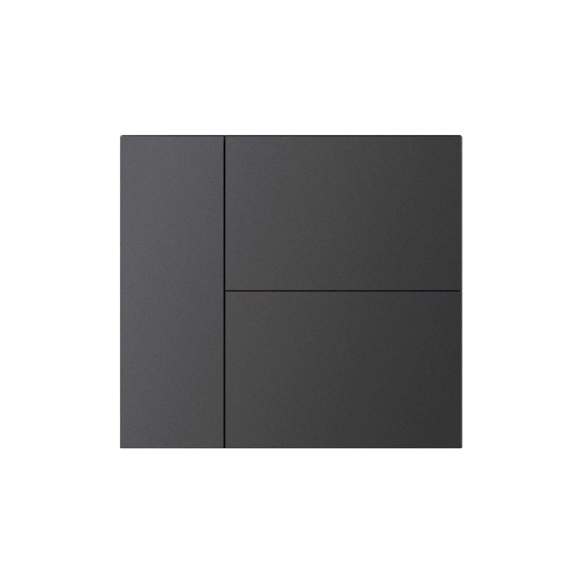 Arlight 052877 INTELLIGENT ARLIGHT Накладка панели KNX-23-3G-SUF Dark Grey (Backlightless) (IARL, IP20 Металл, 2 года) 052877