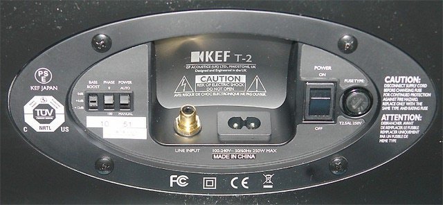 Kef 59700 Сабвуфер KEF T2 Sub, цвет: Чёрный