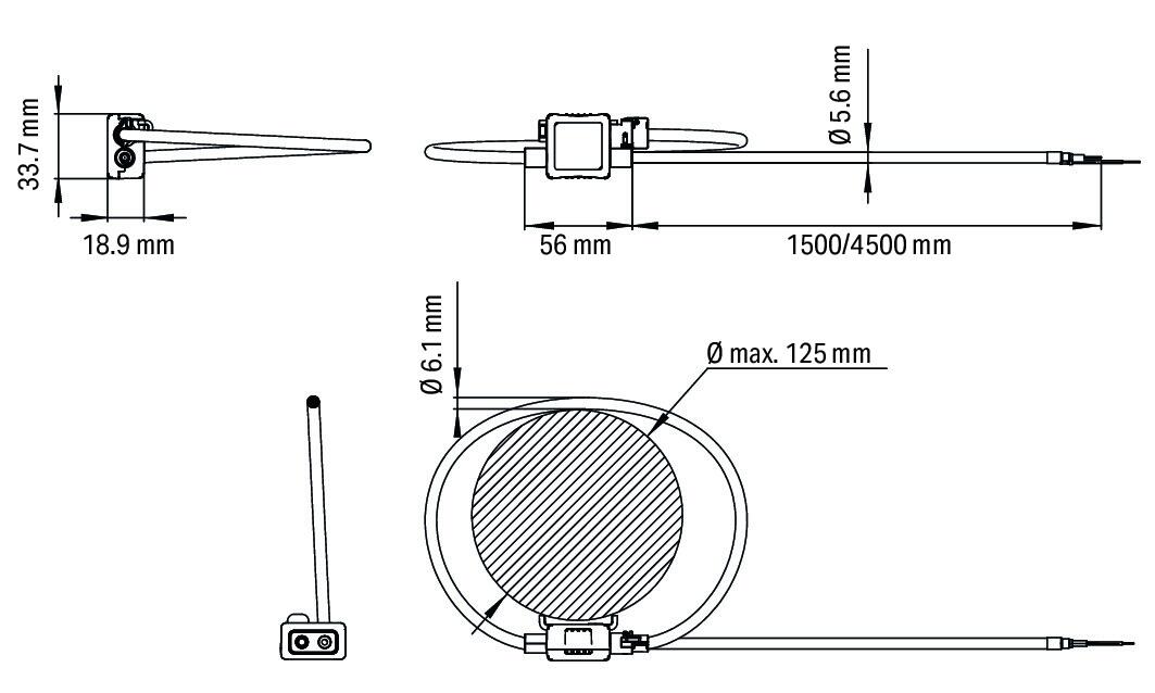 Wago 855-9150/2000-1251 Катушка Роговского, 4000 A