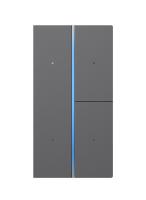 GVS CHKA-04/S7.1.23 Клавиши для дополнения стандартной панели S7, металл графит