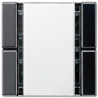 Jung A2092NABSSW KNX кнопочный сенсор, 2 группы, цвет: Чёрный