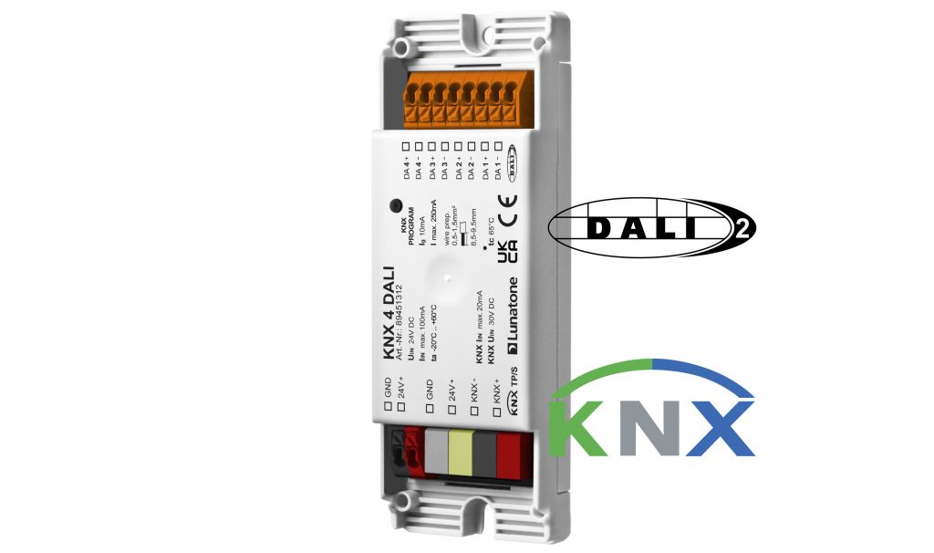 Lunatone 89451312 Шлюз KNX 4 DALI Gateway