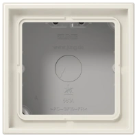 Jung LS 581 A W Накладная коробка 1-ная, duroplastic, Серия LS, слоновая кость