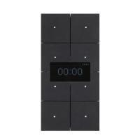 Tense KNX_INFFAB8 Сенсорный выключатель KNX Infinity Forged Alu Black 8F, цвет: Чёрный