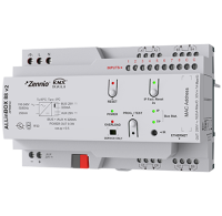 Zennio ZPR88V2 ALLinBOX 88 v2. Многофункциональное устройство с блоком питания KNX, интерфейсом KNX-IP, 8 выходами/8 входами и логическим модулем