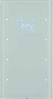 Berker 75643050 Touch Sensor, 3-канальный с регулятором температуры помещения, R.3, полярная белизна, цвет: Белый, оттенок: Полярная белизна