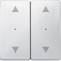 Schneider MTN626819 Клавиша для модуля 2-кнопочного выключателя, рис ВВ/ВН, SM, цвет: Белый, оттенок: Белоснежный, глянцевый, RAL 9010