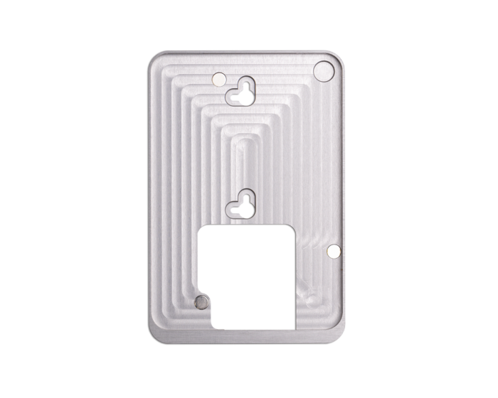 Basalte 0666-01_gm Рамка для Ipad EVE MINI 6, Brushed Aluminium (Белая фольга)