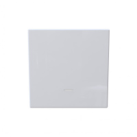 Jasmart Electric FD3011NW Выключатель одноклавишный со светодиодом 10A 250V~ с накладкой, цвет белый глянцевый, FD3011NW