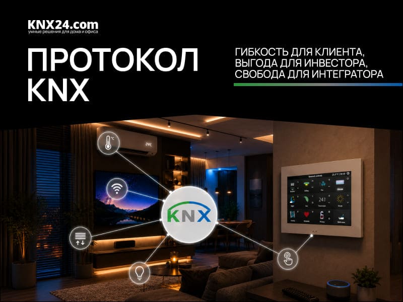 Протокол KNX: гибкость для клиента, выгода для инвестора, свобода для интегратора