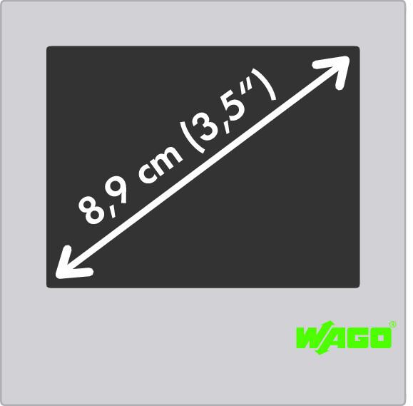 WAGO 762-1035 Веб-панель, 3,5", 320x240, Win.CE 6.0, Java, CoDeSys Web Vis.