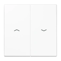 Jung LS 995 P WW Kлавиша, с символам «стрелки», duroplastic, Серия LS, белый