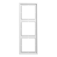 Jung LSZ 983 BF WW Рамка 3-ная, вертикальный и горизонтальный монтаж, thermoplastic, LS ZERO, белый