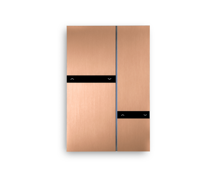 Basalte 0274-02-21 Выключатель FIBONACCI - QUAD - KNX, Rose