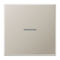 Jung ES 2990 KO5 Kлавиша с окошком, Серия LS, нержавеющая сталь