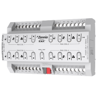 Zennio ZCL-4XFC2P MAXinBOX FANCOIL 2CH2P / Контроллер KNX для 2-х трубных фанкойлов, 4 канальный