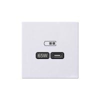 Jasmart Electric FD6065W USB зарядка 65W тпп "С" и тип "А", 220-240Вт, 50-60Мгц, цвет белый глянцевый, FD6065W