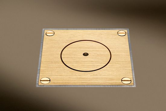 Lithoss Розетка ARPI IP64 Brushed Brass, Цвет: Латунь