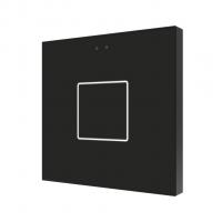 Zennio ZVI-F1-A Flat/Выключатель KNX сенсорный с подсветкой, цвет: Чёрный