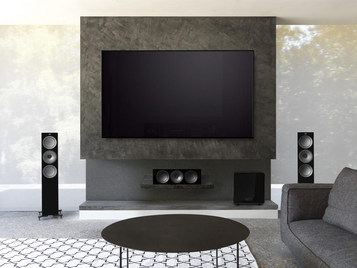 Kef 234820 Сабвуфер KEF KF92 Black Gloss, цвет: Чёрный