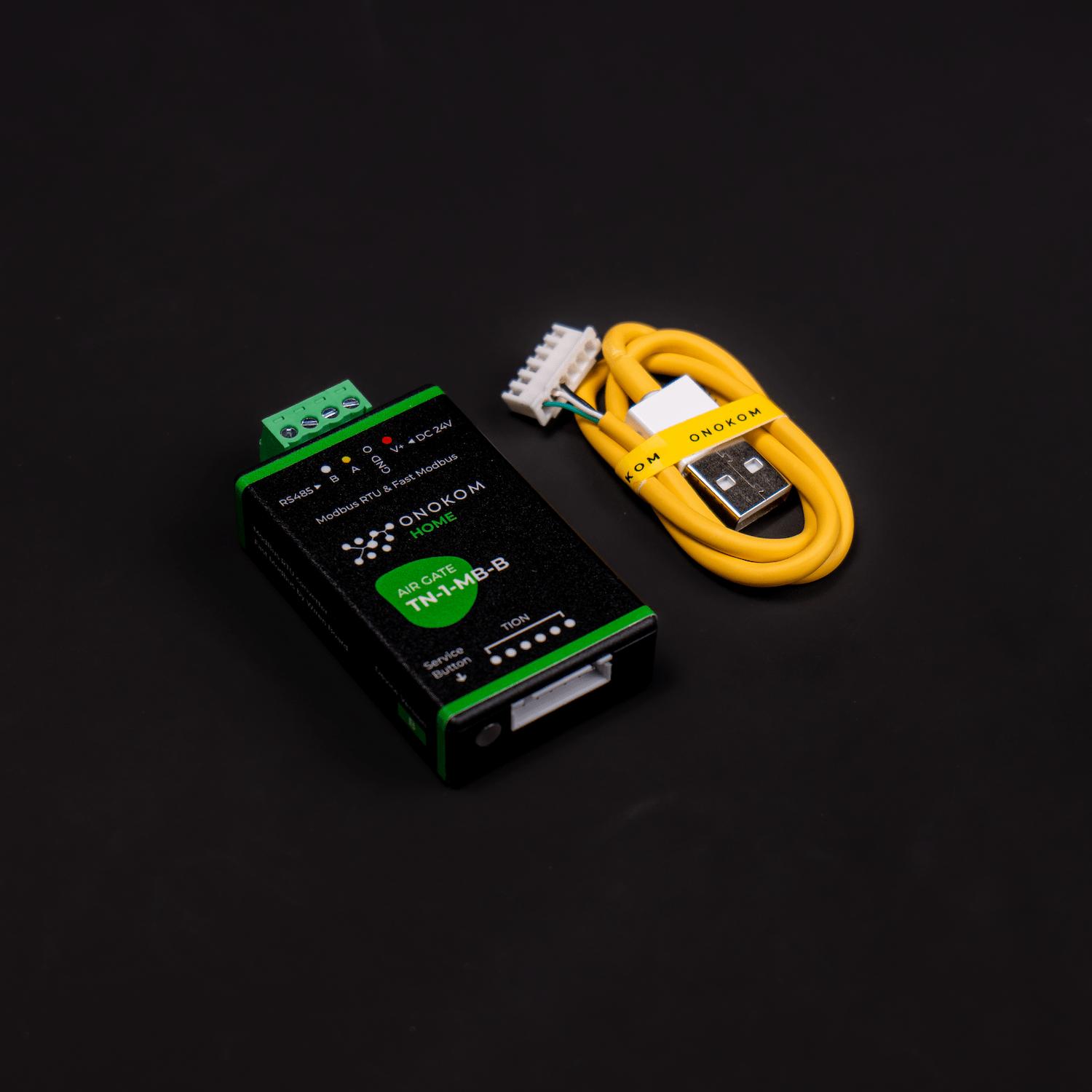 ONOKOM TN-1-MB-B Шлюз для управления бризером TION 4S(разъем USB) по ModBus RTU протоколу