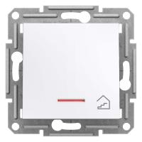 Interra 
					ITR1970121
				 Кнопка с 1 полюсом с подсветкой локатора и значком лестницы - Белый