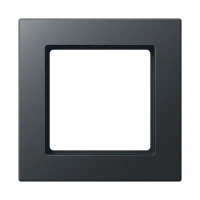 Jung AC 581 BF ANM Рамка 1-ная, вертикальный и горизонтальный монтаж, Лакированный термопласт, A CREATION, матовый антрацит