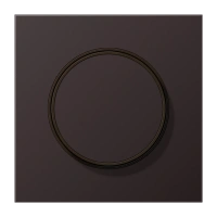 Jung AL 1740 D Накладка на роторный механизм, Лакированный алюминий, Серия LS, dark