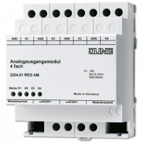 Jung 2204.01REGAM Аналоговый выход, 4 канала