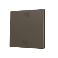 Zennio ZS70CSOFT12MC ZS70, Накладка для кнопки Simple KNX Soft 70x70 мм, Наклон вверх и вниз, Мокко, На заказ
