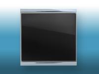 Elsner M1-T-ME-BL Кнопочный выключатель Corlo M1-T, 1x канальный (1 кнопка), NTC сенсор, цвет: Чёрный