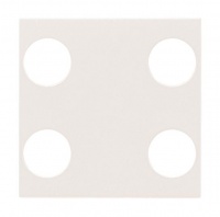 ABB N2221.4 BL Плата центральная Zenit для 4-клавишного сенсора, белый, цвет: Белый