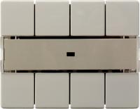 Berker 75164642 Клавишный сенсор «Комфорт», с полем для надписей, 4-канальный, Arsys, белый, глянцевый, цвет: Белый, оттенок: Глянцевый