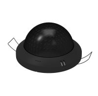 Zennio ZPDCMSA  Мультифункциональный датчик присутствия Presentia C Multisensor, антрацит