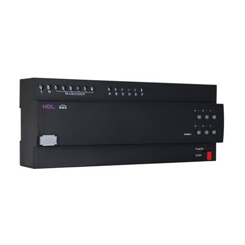 HDL M/DM06.1 DIN диммер MOSFET 6-канальный, 1,5А на канал, KNX