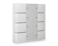 MDT BE-TA55T8.G2 Кнопка Plus TS 55, 8-кратная, белая глянцевая отделка