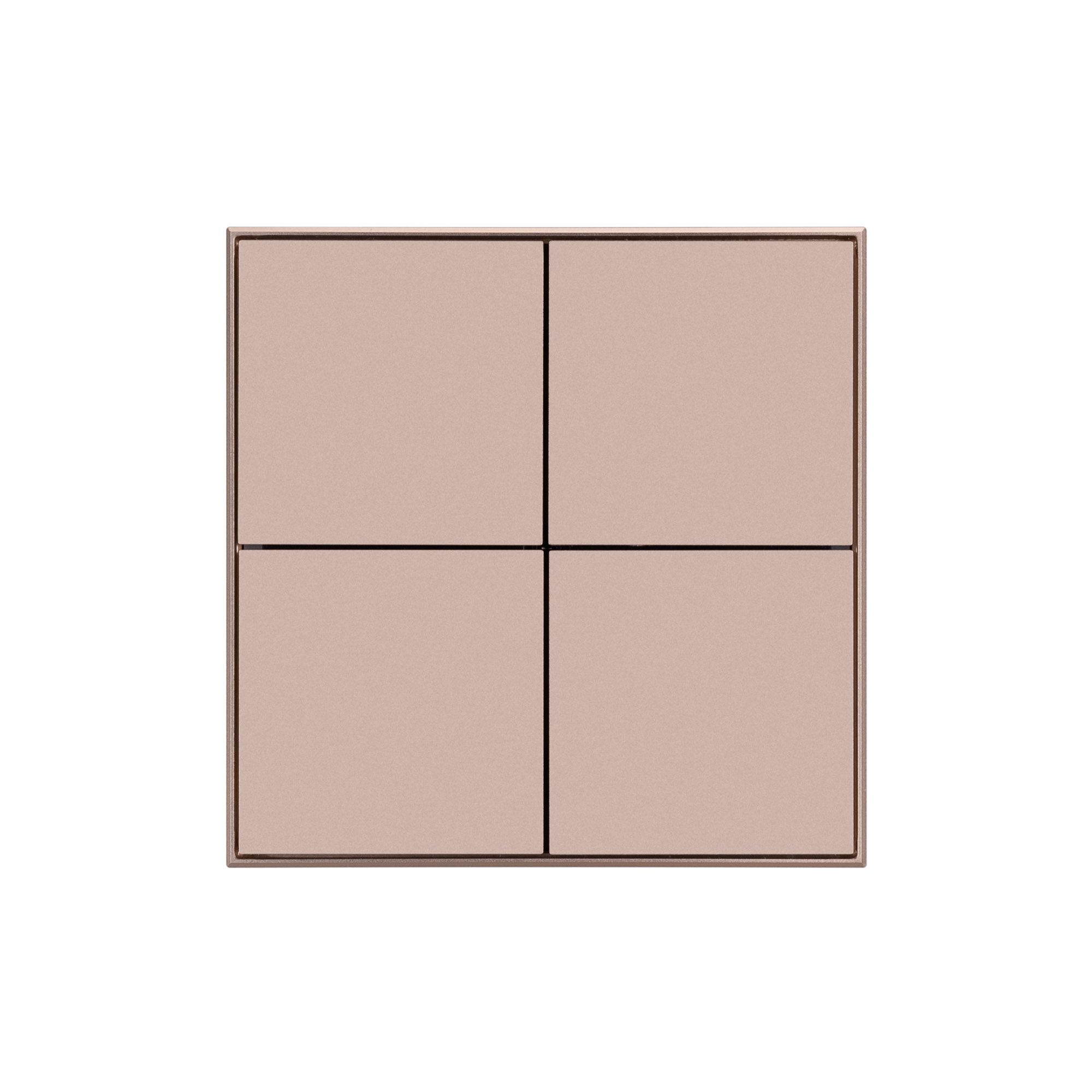 Arlight 039669 INTELLIGENT ARLIGHT Кнопочная панель KNX-304-23-IN Champagne (BUS, Frame) (IARL, IP20 Металл, 2 года) 039669