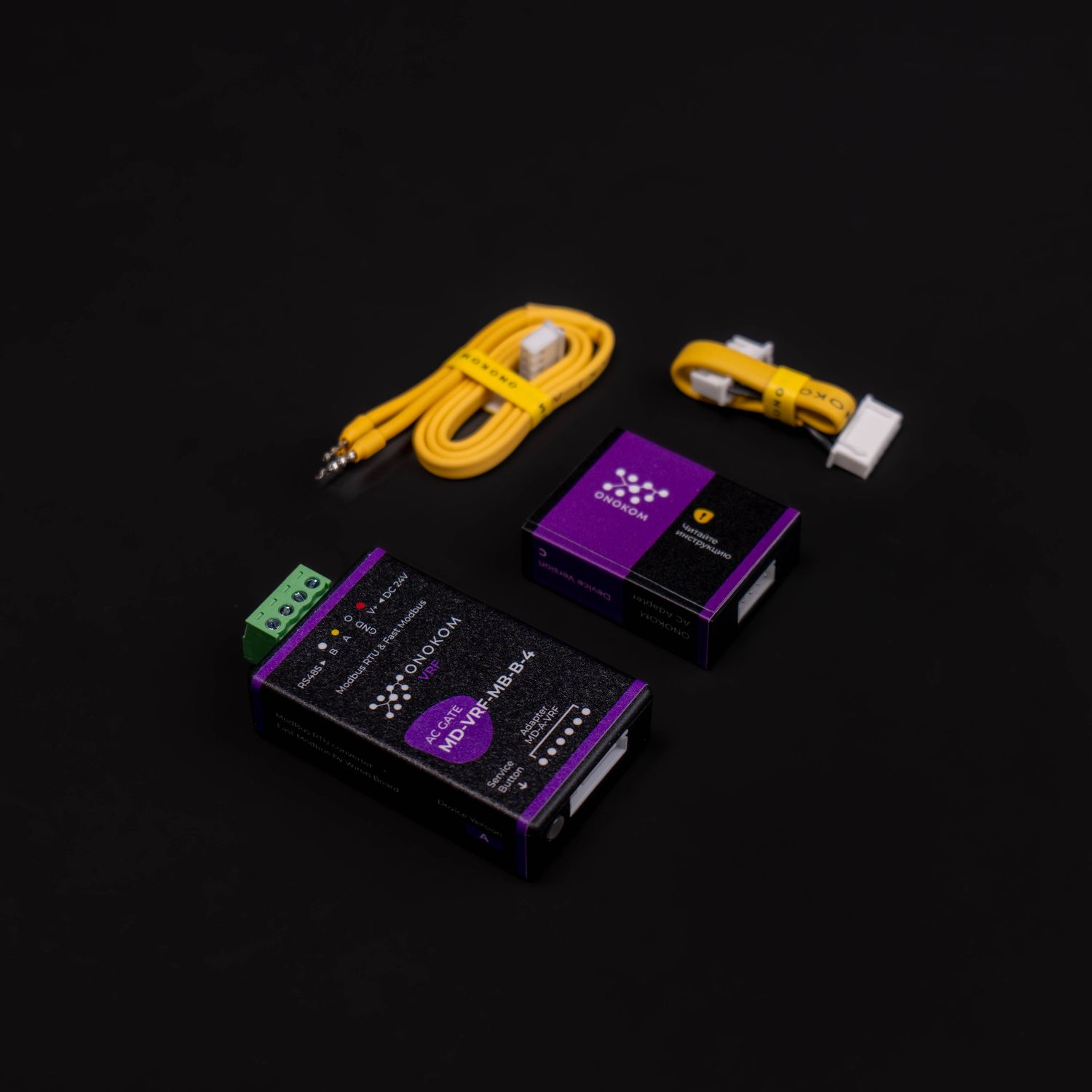 ONOKOM MD-VRF-MB-B-4 Устройство для управления 4 внутренними блоками VRF системы кондиционирования MDV(разъем XYE) по ModBus RTU протоколу