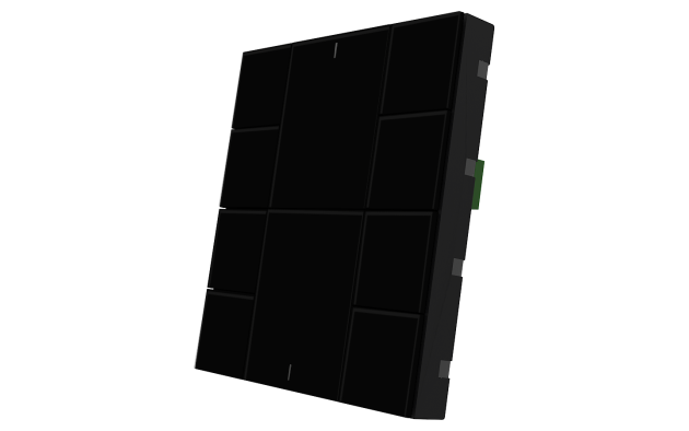 Interra ITR340-0031 iSwitch+ - 10-кнопочный KNX выключатель, плексиглас, цвет черный