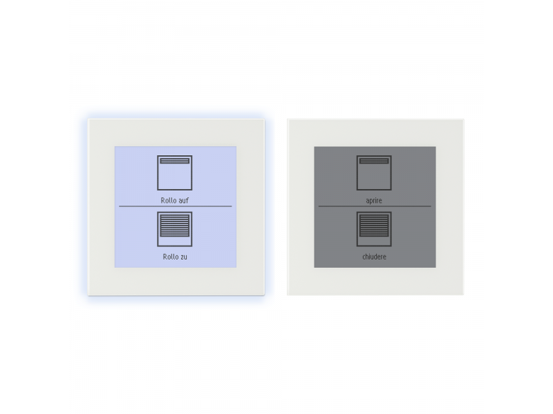 Elsner 71280 Универсальная сенсорная стеклянная кнопка Nunio KNX M-T